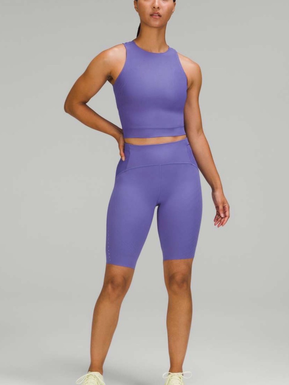 lululemon athletica Purple High-Rise Bike Shorts Size 6